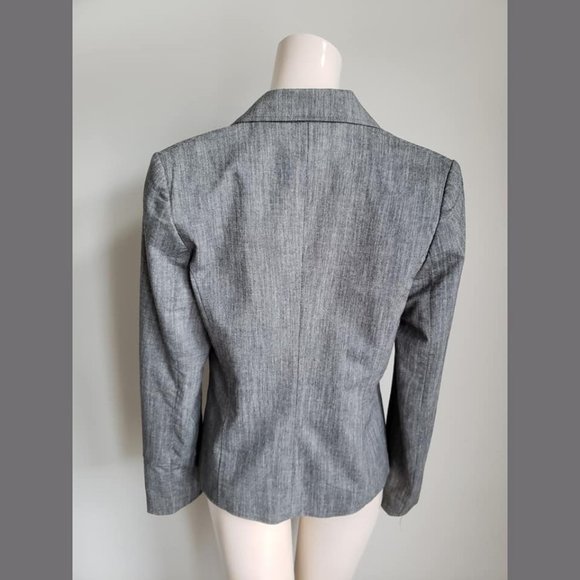 NWT Mario Serrani Italy Gray One Button Blazer - Picture 6 of 8